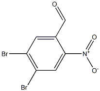 4,5-Dibromo-2-nitro-benzaldehyde Structure