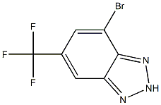 4-Bromo-6-trifluoromethyl-2H-benzotriazole Struktur
