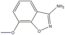 7-Methoxy-benzo[d]isoxazol-3-ylamine Struktur