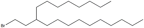 1-溴-3-辛基十三烷, , 结构式