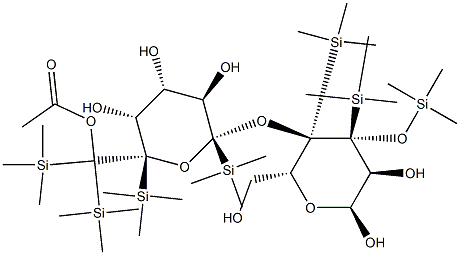Heptatrimethylsilyl D-Lactose Acetate