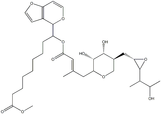 4H-Furo[3,2-c]pyranyl Mupirocin Methyl Ester, , 结构式