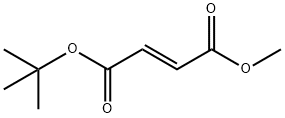 t-Butyl methyl fumarate Structure