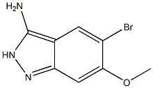 5-Bromo-6-methoxy-2H-indazol-3-ylamine Structure