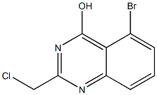5-Bromo-2-chloromethyl-quinazolin-4-ol Struktur