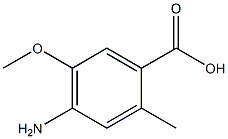 4-Amino-5-methoxy-2-methyl-benzoic acid Structure