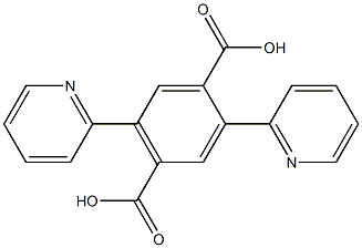 2,5-二(2-吡啶基)对苯二甲酸 结构式
