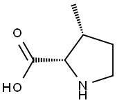 (2S,3R)-3-methylpyrrolidine-2-carboxylic acid Structure