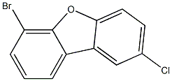 6-bromo-2-chlorodibenzo[b,d]furan Struktur