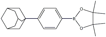 2-(4-((3r,5r,7r)-adamantan-1-yl)phenyl)-4,4,5,5-tetramethyl-1,3,2-dioxaborolane Structure