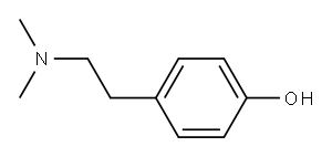 N,N-dimethyltyramine Structure