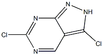 3,6-Dichloro-2H-pyrazolo[3,4-d]pyrimidine Struktur