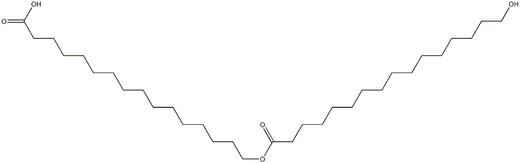 16-HYDROXYHEXADECANOIC ACID 16-羟基十六酸,,结构式