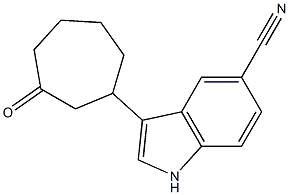 3-(3-OXO-CYCLOHEPTYL)-1H-INDOLE-5-CARBONITRILE