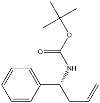 ((R)-1-PHENYL-BUT-3-ENYL)-CARBAMIC ACID TERT-BUTYL ESTER 化学構造式