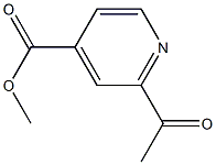 2-ACETYL-ISONICOTINIC ACID METHYL ESTER Struktur