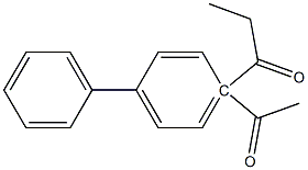 4-Propoyl-4Acetylbiphenyl Struktur