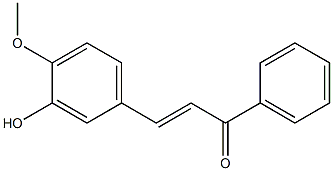 4Methoxy-3-HydroxyChalcone Structure