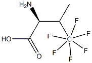 Dl-4,4,4,4,4,4-Hexafluorovaline Struktur