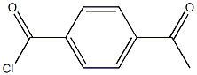 P-acetylbenzoyl chloride Struktur