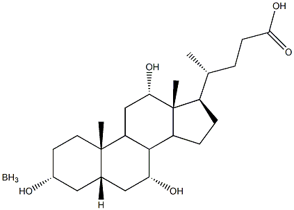 牛胆酸, , 结构式