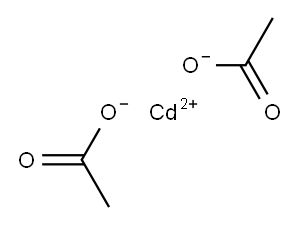Cadmium acetate 结构式