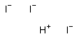 Hydrogen triiodide Structure