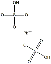 Lead bisulfate Struktur