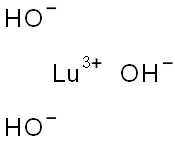 Lutetium(III) hydroxide 结构式