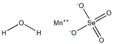 Manganese(II) selenate monohydrate Structure