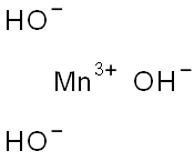 Manganese(III) hydroxide Struktur