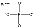 Praseodymium(III) orthophosphate Structure