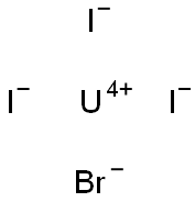 Uranium(IV) bromide triiodide Structure