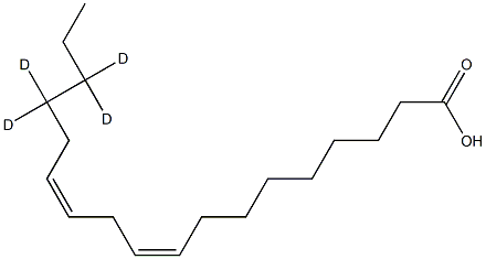 Linoleic Acid-15,15,16,16-D4 Struktur