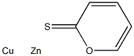 吡啶硫铜锌, , 结构式
