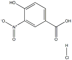 4-羟基-3-硝基苯甲酸盐酸盐, , 结构式