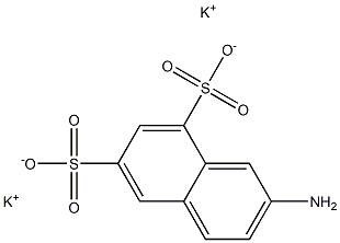 2-萘胺-6,8-二磺酸二钾盐, , 结构式