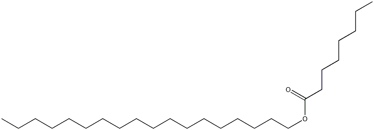 辛酸十八烷酯, , 结构式