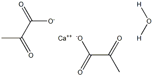 丙酮酸钙水合物,,结构式