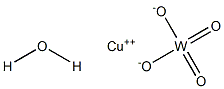 copper(ii) tungstate hydrate Struktur