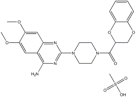 [1-(4-氨基-6,7-二甲氧基-2-喹唑啉基)-4-(1,4-苯并二噁烷-2-羰基)]哌嗪甲磺酸盐