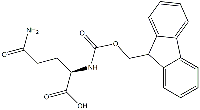 FMOC-D-GLN-OH,,结构式
