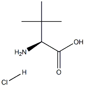 L-叔亮氨酸盐酸盐,,结构式