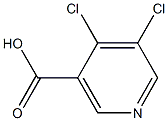 2,5-Dichloronicotnic acid Structure