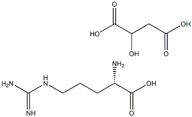 L-精氨酸苹果酸盐 结构式