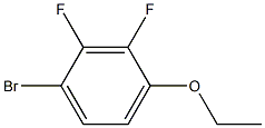 2,3-二氟-4-溴苯乙醚,,结构式