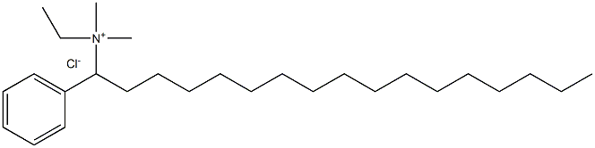 Cetyl dimethyl ethyl benzyl ammonium chloride Struktur