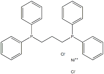 1,3-双二苯基膦丙烷氯化镍,,结构式
