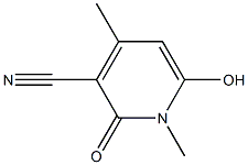 3-cyano-4-methyl-6-hydroxy -N- methylpyridine-one Structure