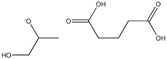 戊二酸单甘油酯, , 结构式